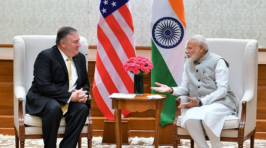 Pompeo’nun Hindistan ziyareti protesto edildi
