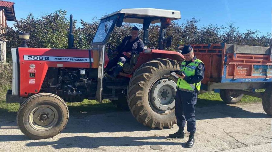 Samsun'da kusurlu 457 tarım aracı trafikten men edildi