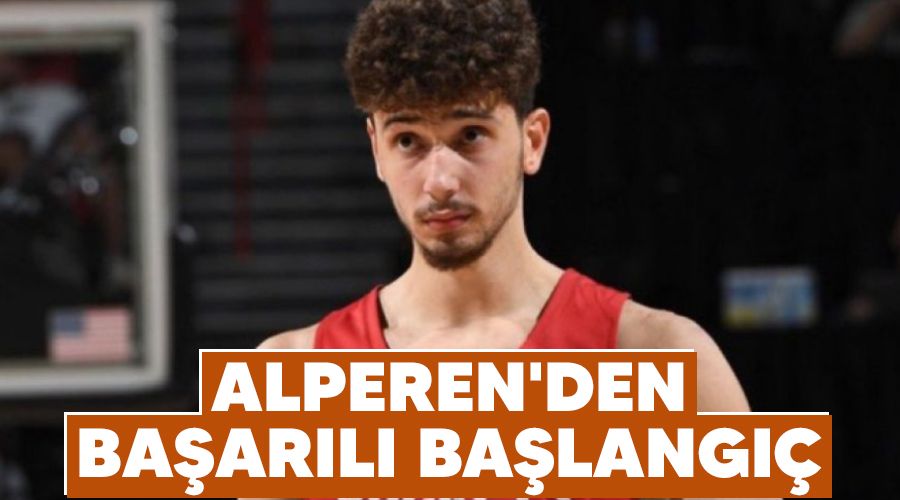 Alperen'den başarılı başlangıç