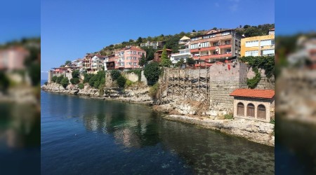 Amasra Kalesi'nde onarım çalışmaları başladı