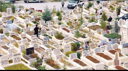 Artık özel mezarlıkları bile var !