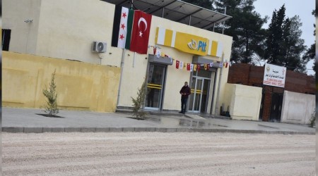 Barış Pınarı bölgesinde PTT şubesi açıldı