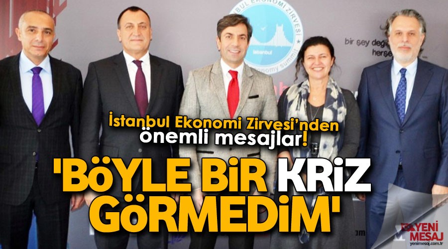 'Byle bir kriz grmedim'