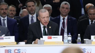 Cumhurbakan Erdoan, "Geniletilmi BRICS+ Oturumu"nda konutu