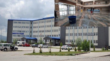 Damlayan üniversite hastanesine kovalı önlem