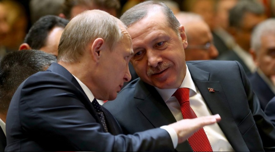 Erdoan ile Putin grt 