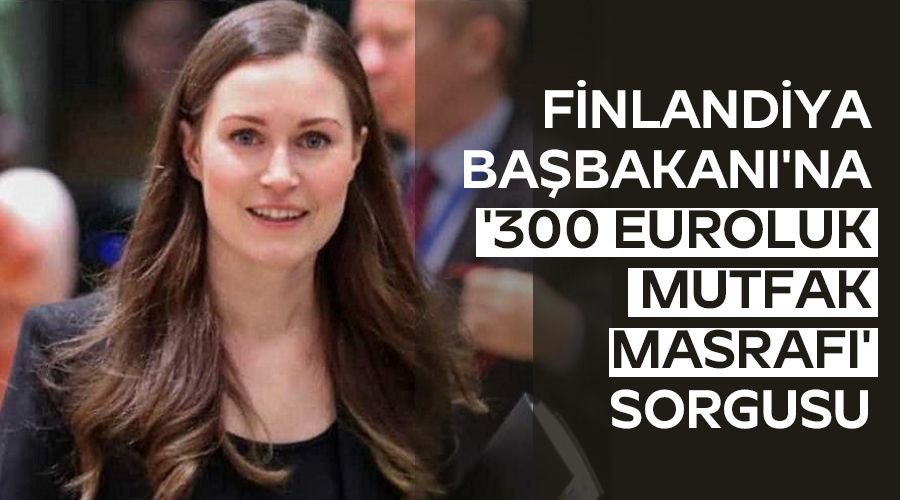 Finlandiya Babakan'na '300 Euroluk mutfak masraf' sorgusu