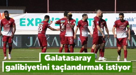 Galatasaray galibiyetini taçlandırmak istiyor