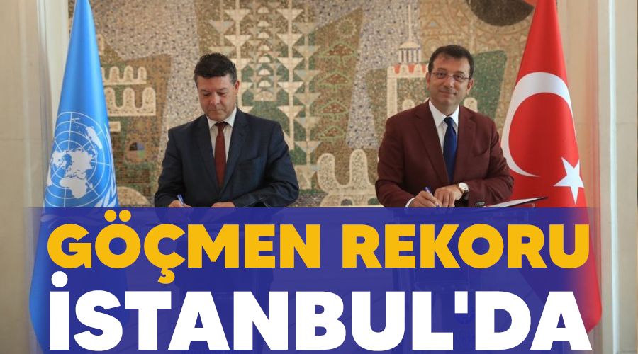 Göçmen rekoru İstanbul'da