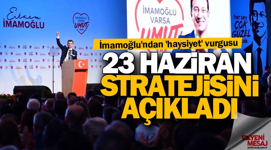 mamolu 23 Haziran stratejisini aklad