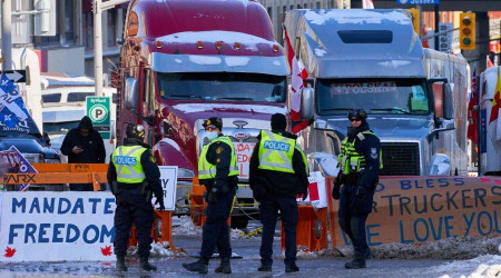 Kanada'da aşı karşıtı kamyon sürücülerinin korna sesleri mahkeme kararıyla susturuldu