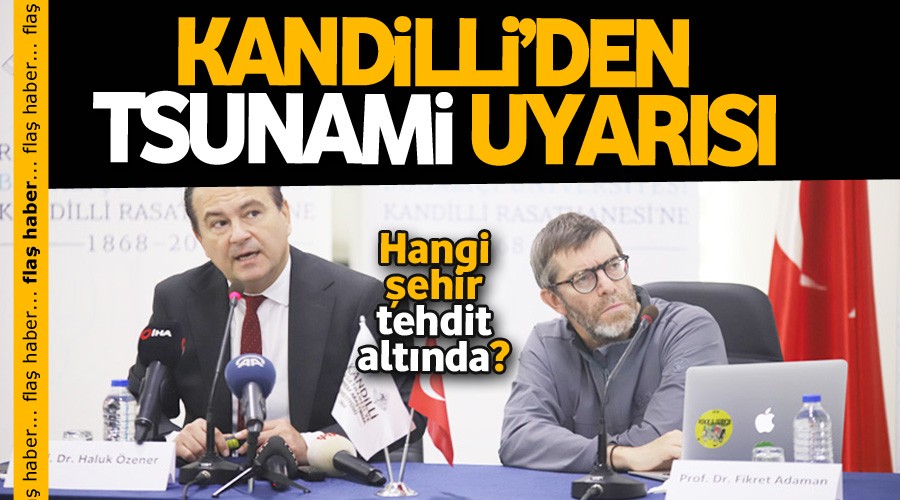 Kandilli'den tsunami uyarısı