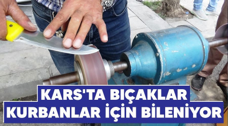 Kars'ta baklar kurbanlar iin bileniyor