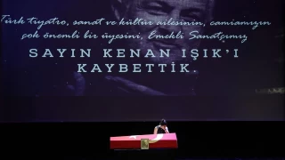 Kenan Işık için AKM'de tören düzenlendi