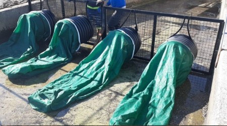 Marmaris'te dere ağızları ağ ile kapatılıyor