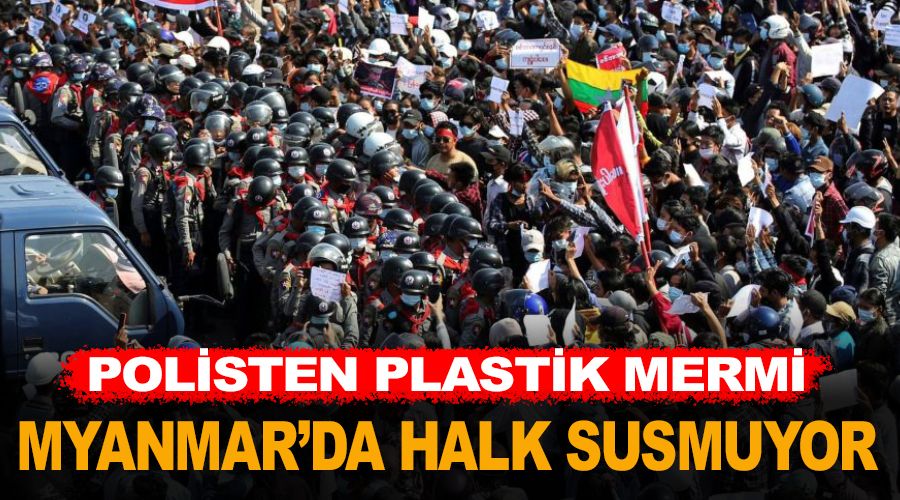 Myanmar'da halk susmuyor