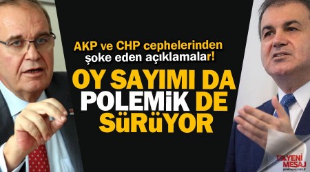 Oy sayımı da polemik de sürüyor