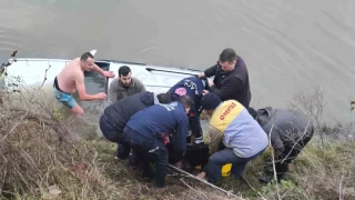 Samsun'da otomobil Terme Çayı'na uçtu: 1 ölü