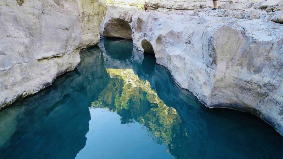 Şırnak'ta gezicilerin keşfettiği doğa harikası kanyon
