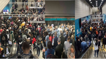 Ulaştırma Bakanlığı'nın işlettiği Marmaray'da arıza