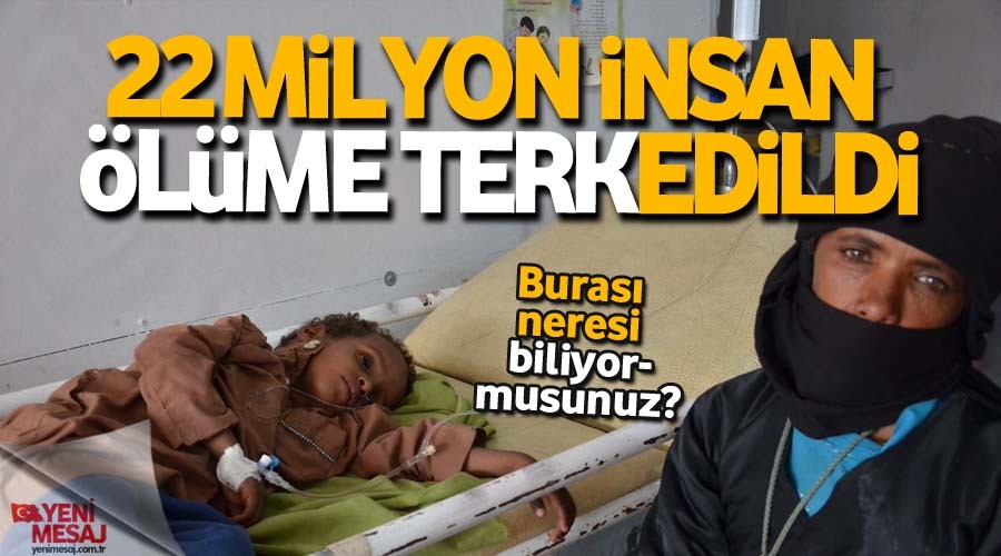 Yemen tam bir sefalet içinde