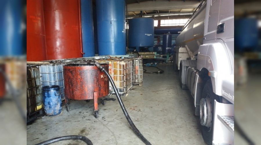 55 ton kalıp yağ ele geçirildi