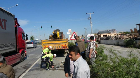 Alkollü sürücü kazaya sebep oldu