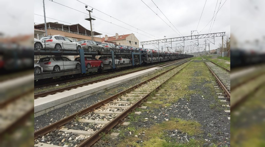 Avrupa'ya trenle otomotiv ihracatı