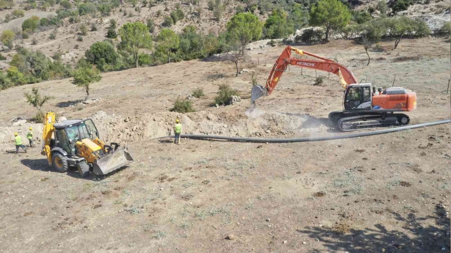 Aydın Büyükşehir Belediyesi'nden yeni sulama altyapısı