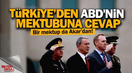 Bakan Akar'dan ABD'nin mektubuna cevap
