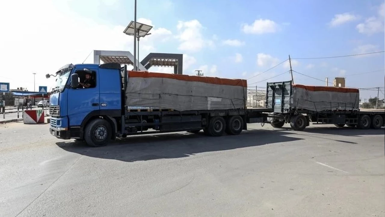 BM: Gazze'ye geçen ay girişine izin verilen yardım tırı sayısı ihtiyacın çok altında