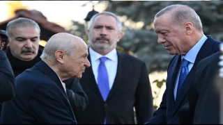 Cumhurbakan Erdoan, MHP Genel Bakan Baheli ile grt