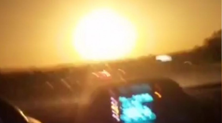 Düşen göktaşı birçok ilden göründü