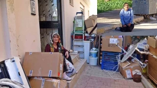 Engelli kızıyla birlikte evinden çıkarılan yaşlı kadın gözyaşlarına boğuldu