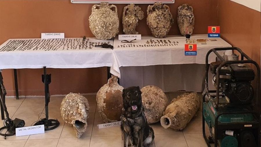 Erdek'te tarihi eser kaçaklarına operasyon düzenlendi