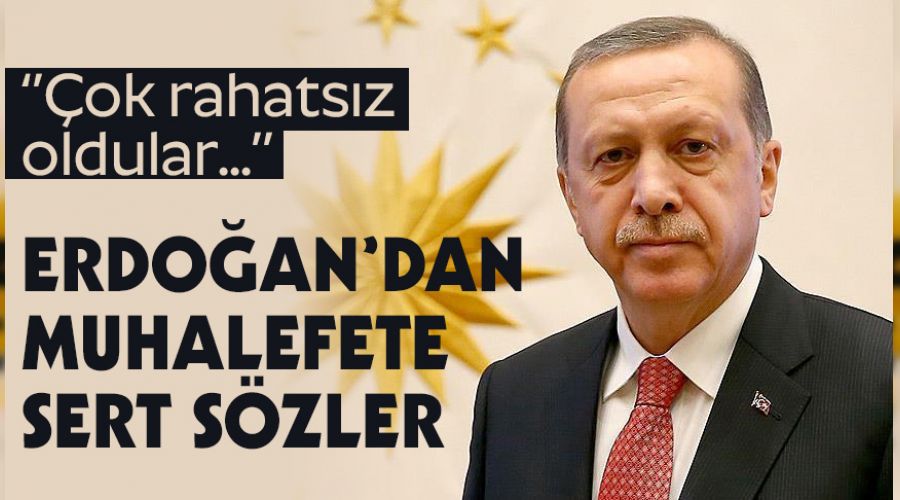 Erdoan'dan muhalefete sert szler