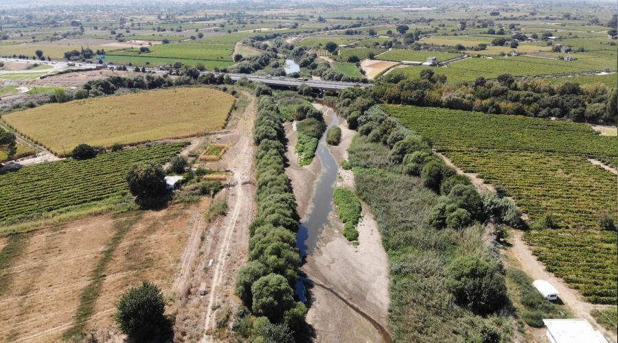 Gediz Nehri kuruma noktasına geldi