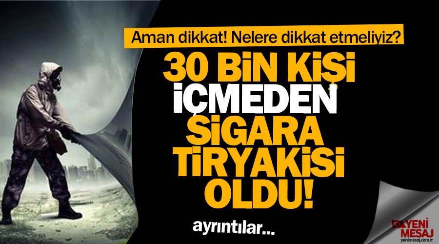 İstanbullular içmeden sigara tiryakisi oldu!