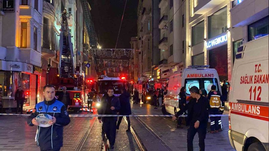 stiklal Caddesi'nde yangn