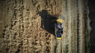 Konya Ovası'nda kar yağışı rekolte umutlarını arttırdı