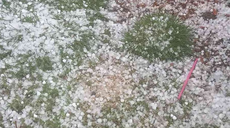 Mardin'de dolu yağışı etkili oldu