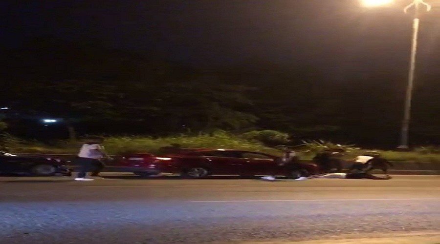 Önce kaza yaptılar sonra kavga