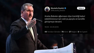 Partilerin yarısını terörle ilişkilendiren Destici, özerklik savunduğu eski paylaşımını sildi!