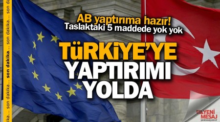 Skandal! AB: Türkiye'ye yaptırım yolda