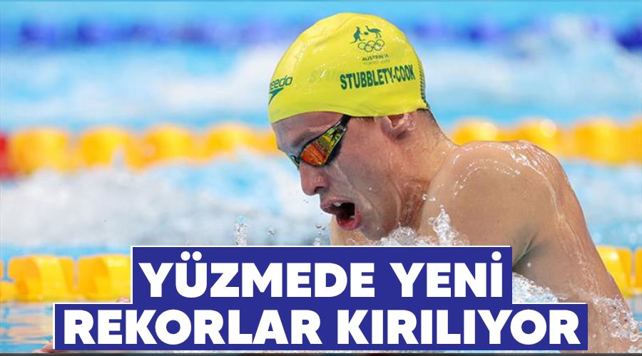Yüzmede yeni rekorlar kırılıyor
