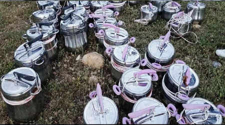 80 kilo EYP'yi düdüklü tencerelere saklamışlar