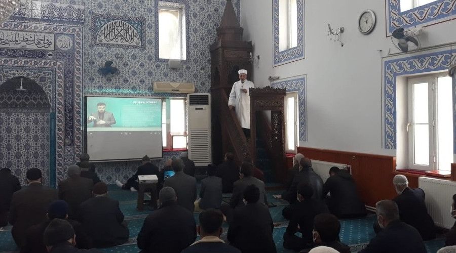 Adıyaman'da engellilere Cuma namazında yeni hizmet