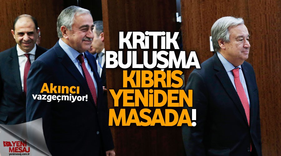 Akıncı ile Guterres Newyork'ta görüştü