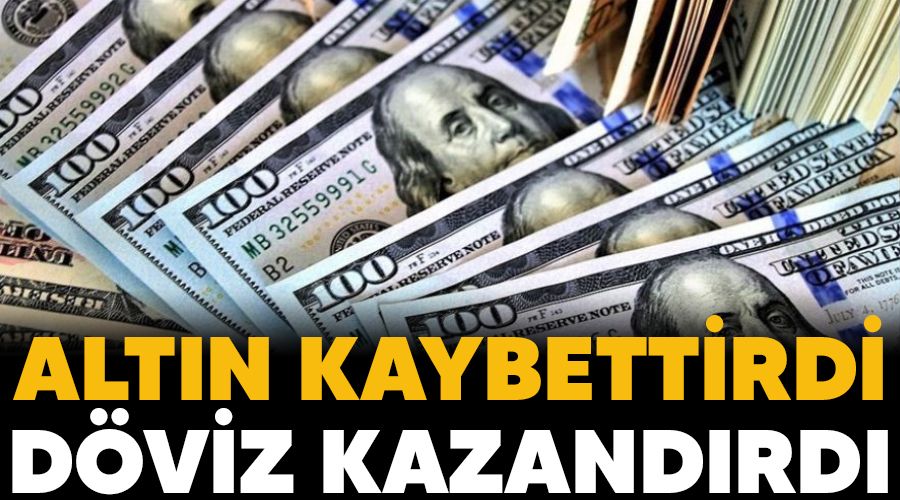 Altın kaybettirdi, döviz kazandırdı