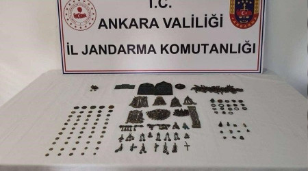 Ankara'da 2 milyon TL değerinde tarihi eser ele geçirildi